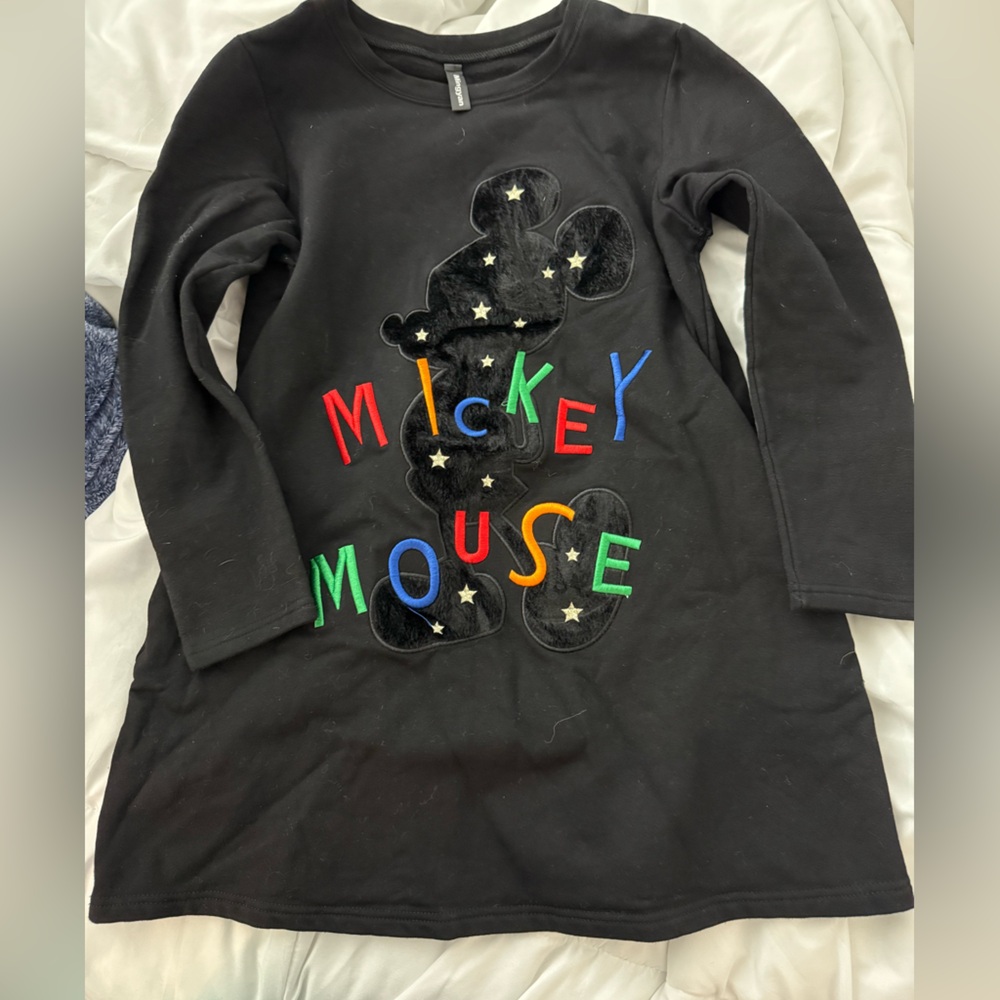 NWOT Mickey Mouse M sweater dress top